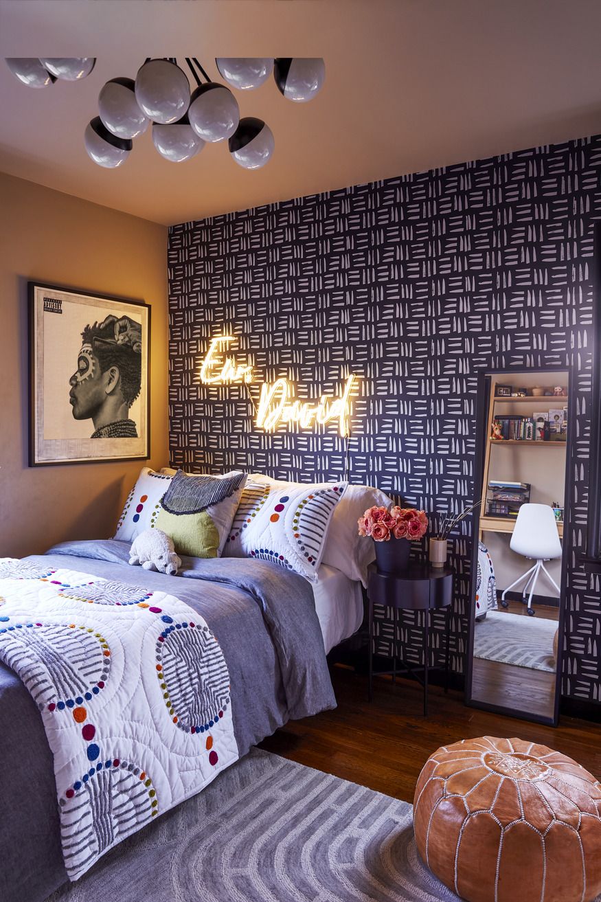 neon mural pour chambre ado