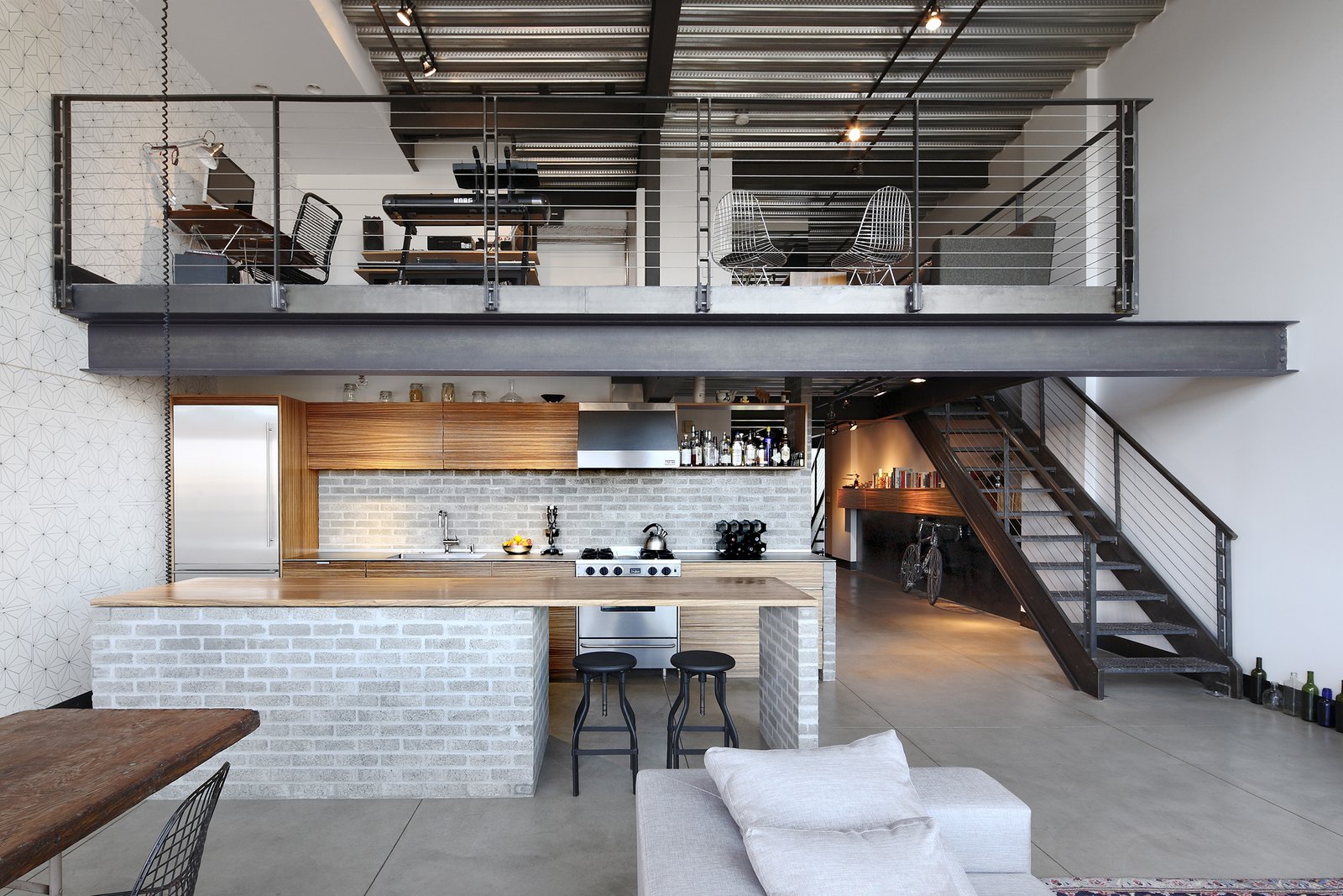 loft avec mezzanine