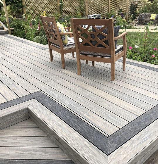 terrasse composite gris