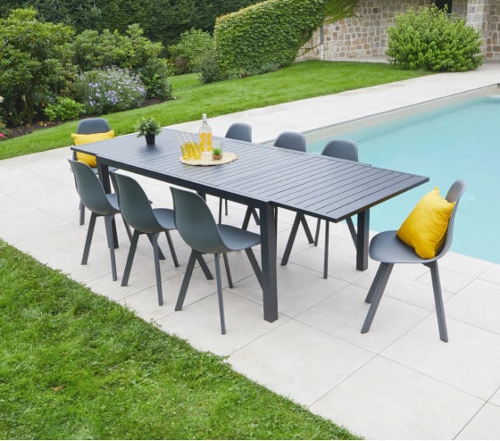 table de jardin 8 places