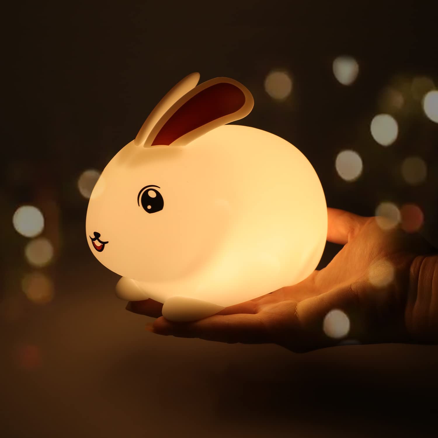 veilleuse rechargeable LED lapin