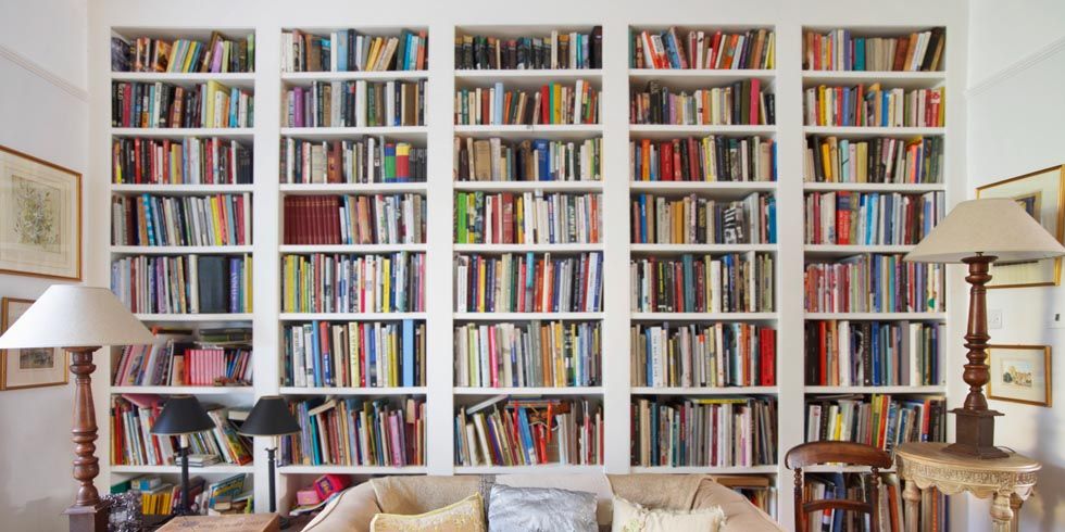 bibliothèque remplie de livres