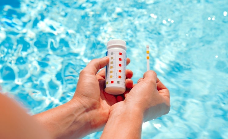 mesurer pH piscine