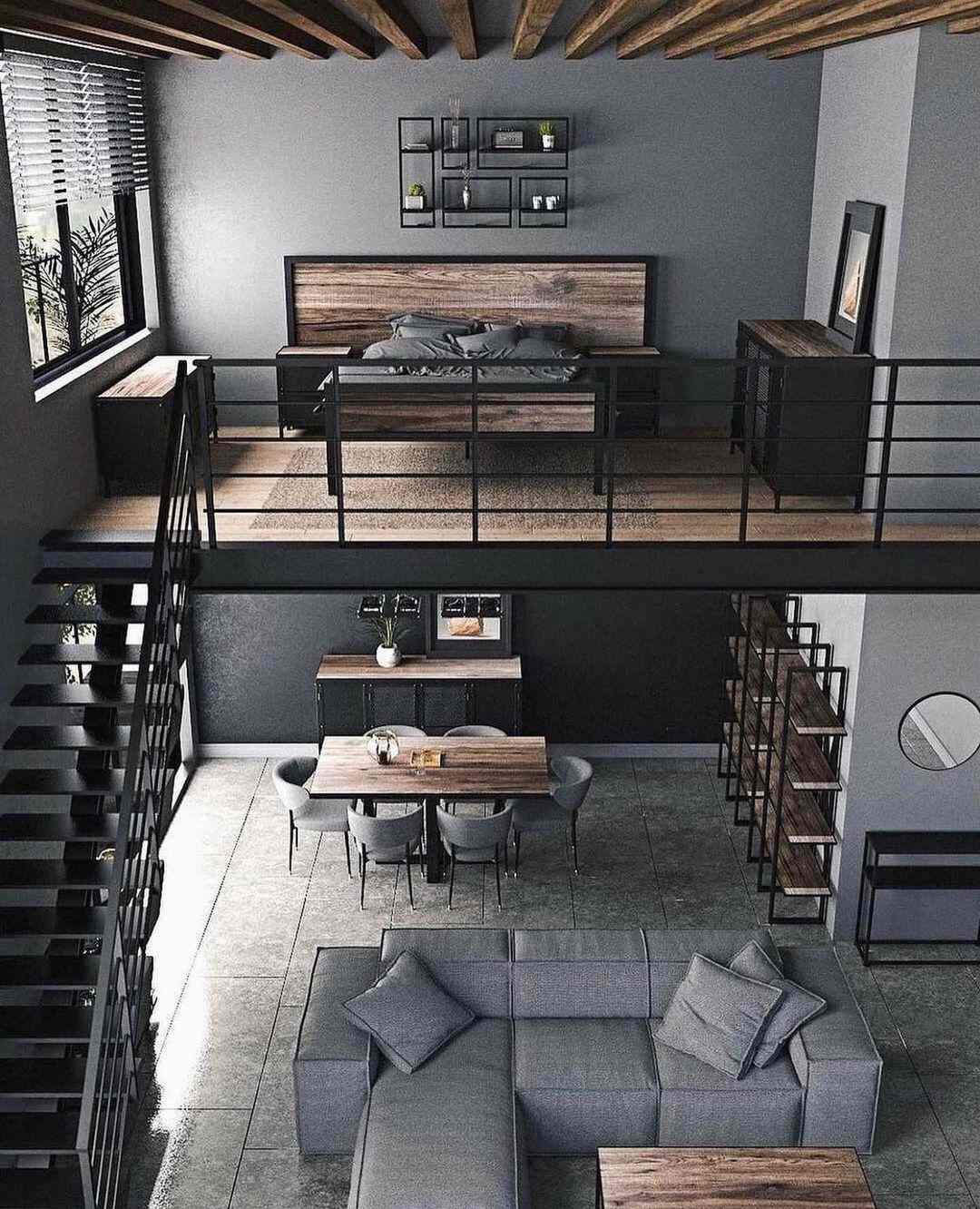 Aménagement et décoration d’une mezzanine dans un intérieur lumineux