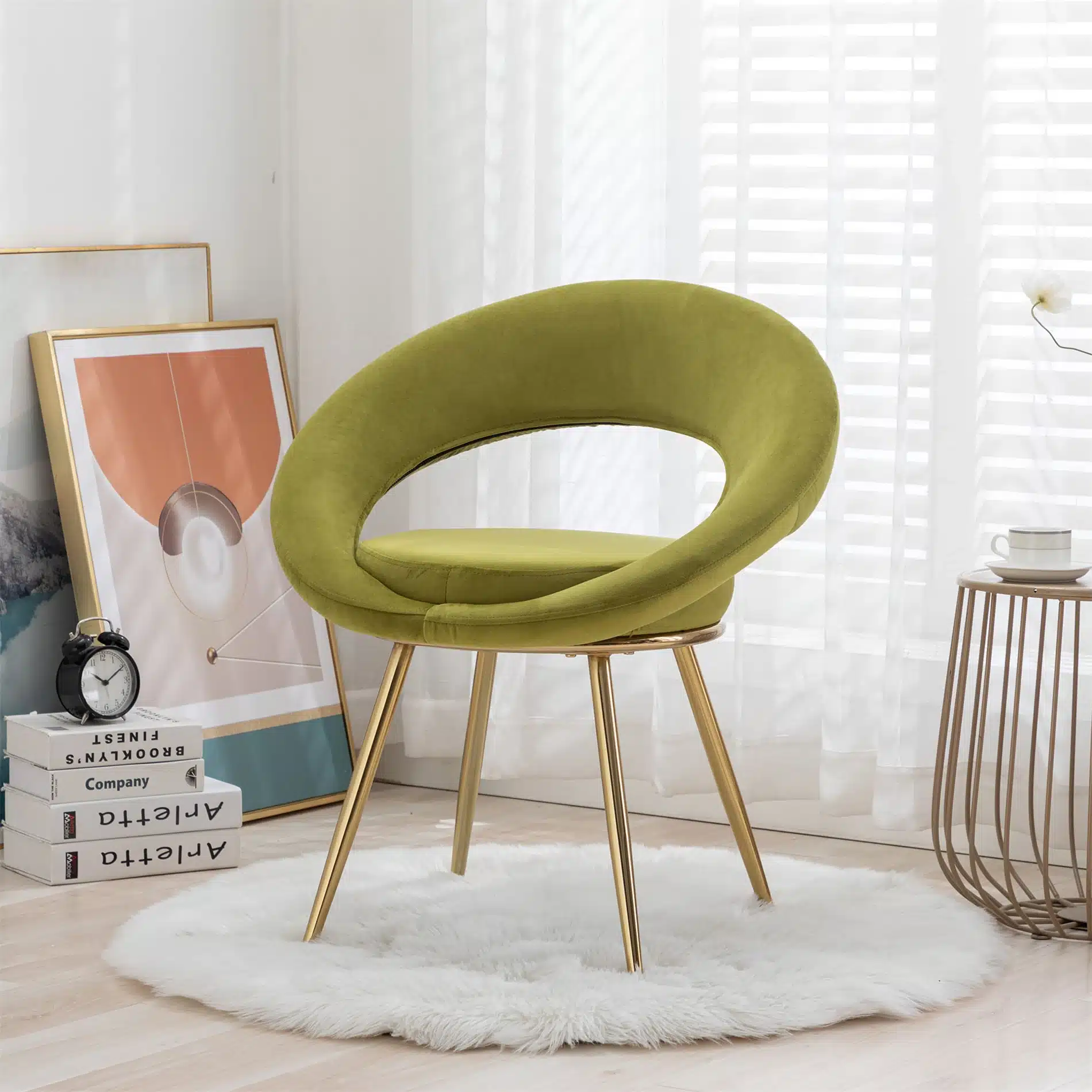 chaise-design-vert-olive